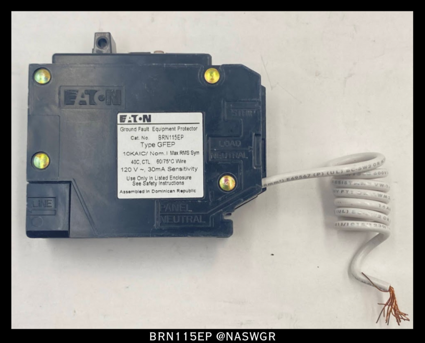 Eaton BRN115EP Ground Fault Circuit Breaker - 15 Amp - Lot of 5