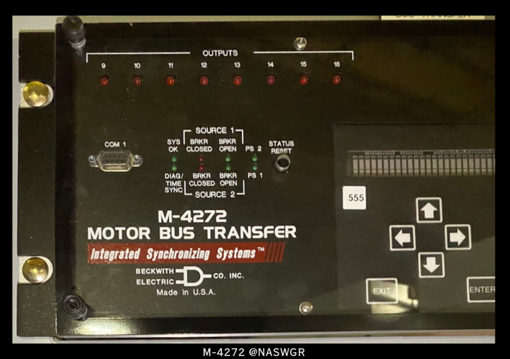 Fast Bus Transfer Beckwith Electric M-4272 Motor Bus Transfer System — North American ...