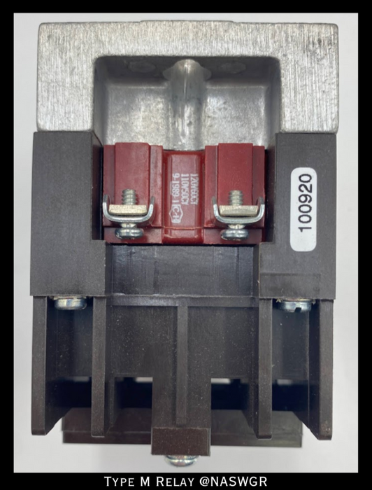 Eaton D26MB/D26MPR/D26MPL/D26MPS TYPE M RELAY - 9-1989-1 COIL 120/110V