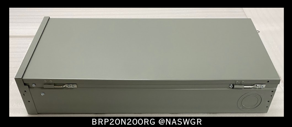 Eaton BRP20N200RG BR Load Center Breaker Panel - 200A/NEMA 3R - Unused
