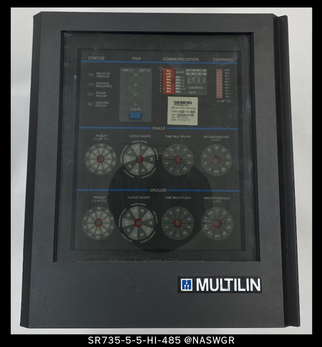 General Electric Multilin SR735 Feeder Protection Relay - SR735-5-5-HI-485
