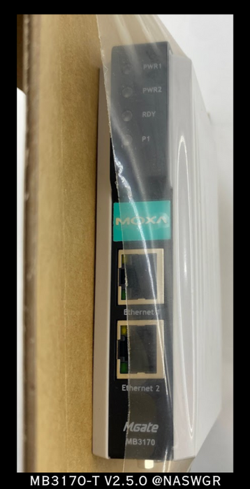 MOXA MB3170-T V2.5.0 MGATE MODBUS GATEWAY - UNUSED
