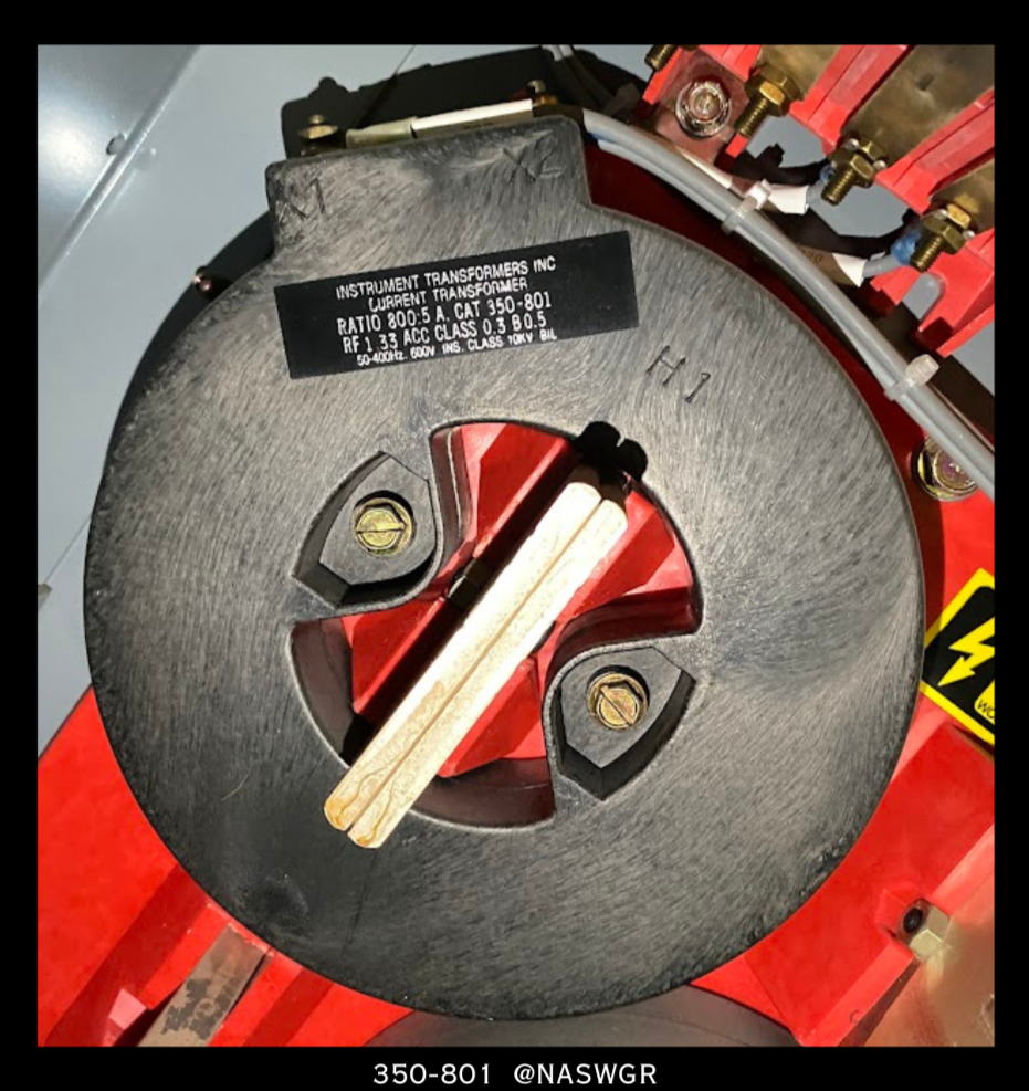 Instrument Transformers Inc 350801 Current Transformer 8005 Amp