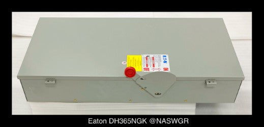 Eaton DH365NGK Heavy Duty Safety Switch - 400A/600V/3P3W/N1 - Unused