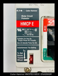 Eaton HMCPE015E0C Motor Circuit Protector - 15 Amp