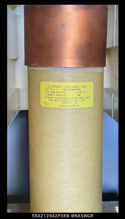 General Electric 55A212942P3RB Current Limiting Fuse - 100(3R)Amp, 5kV