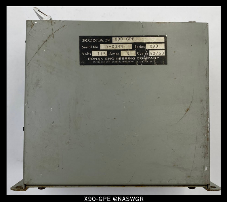 Ronan X90-GPE Gamma Switch - 3A/115V