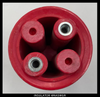 Red Glastic Insulator 6"