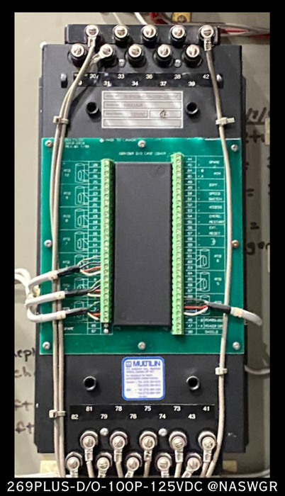 GE Multilin 269PLUS-D/O-100P-125VDC Motor Management Relay