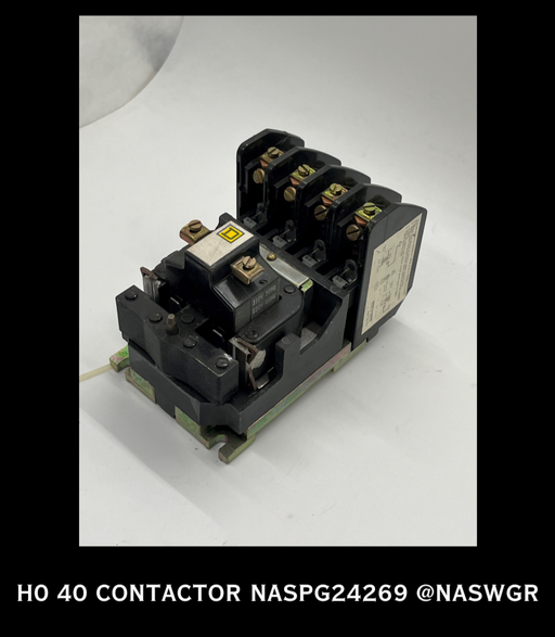 H0 40 CONTACTOR ~ SQUARE D H0 40 CONTACTOR