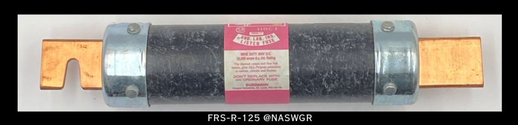 FRS-R-125 , Bussmann Fusetron FRS-R-125 Dual Element Time Delay Fuse , Class RK5 , PN: FRS-R-125