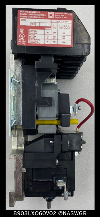 Square D 8903LXO60V02 Lighting Contactor - 30 Amp, 120vAC