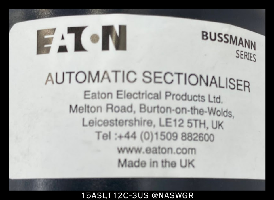 Eaton 15ASL112C_3US Specialty Fuse - 112Amp/15KV