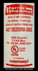 Ferraz Shawmut Amp-Trap A072B2D0R0-300E Current Limiting Fuse - 300E - Unused