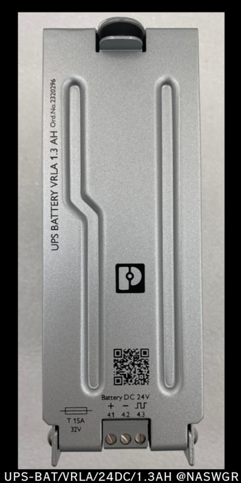 Phoenix Contact UPS-BAT/VRLA/24DC/1.3AH Battery Module - 24vDC - Unused