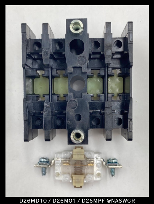Eaton D26MD10 / D26M01 / D26MPF TYPE M RELAY FRONT DECK ACCESSORY - 10A/600V - Unused