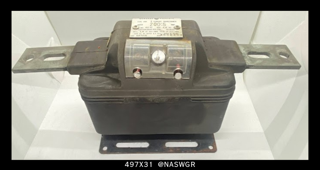 General Electric JKM-3, 497X31 Current Transformer - 200:5 Amp