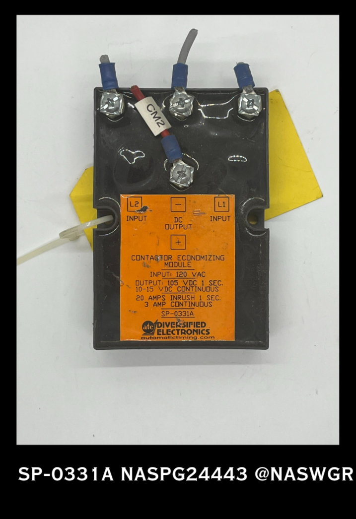 SP-0331A - Diversified Electric - SP-0331A Contactor Economizing Modul ...