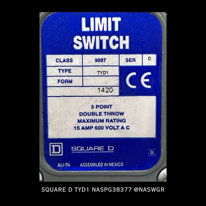 TYD1 - Square D - Limit Switch 1420
