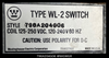 Westinghouse 796A204G06 Type WL-2 Switch