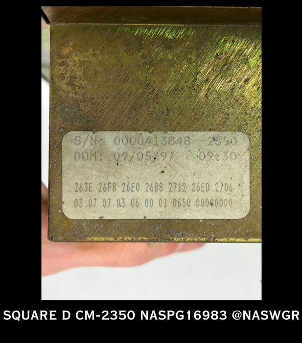 CM-2350 ~ Square D CM-2350 Power Logic Circuit Monitor