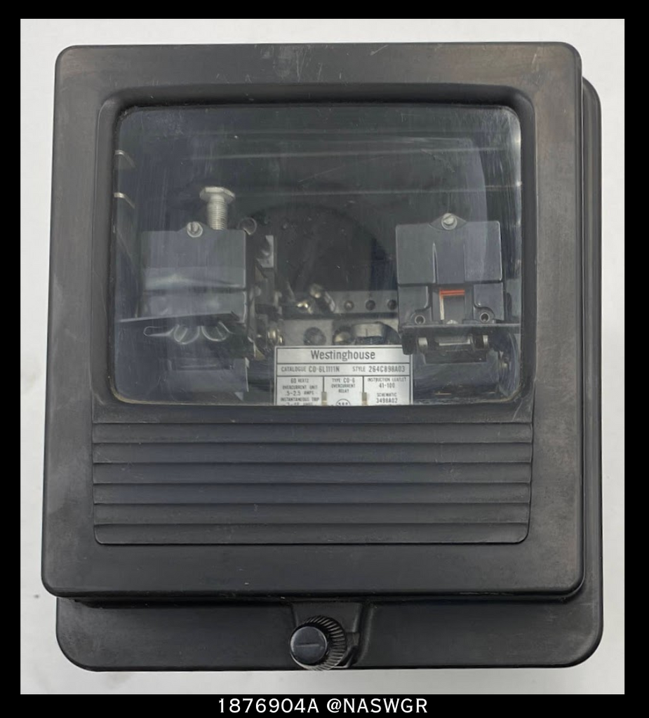 Westinghouse CO-6, 264C898A03 Overcurrent Relay - 0.5-2.5 Amp