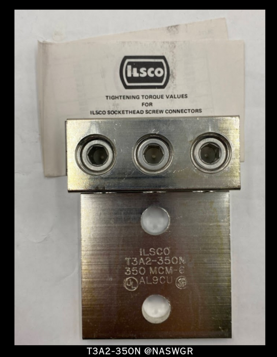 ILSCO T3A2-350N Aluminum Mech Lug