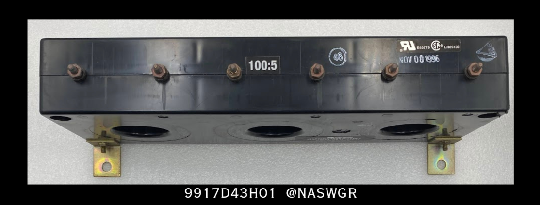 Cutler Hammer 9917D43H01 Current Transformer - 100:5 Amp