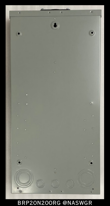 Eaton BRP20N200RG BR Load Center Breaker Panel - 200A/NEMA 3R - Unused