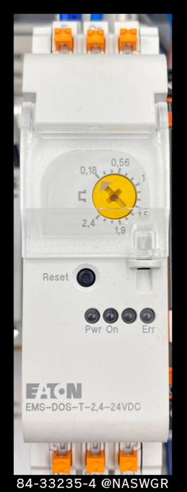 Eaton 84-33235-4 Enclosed Industrial Control Panel - 2.4A/480v/NEMA 1 - Unused