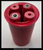Red Glastic Insulator 6"