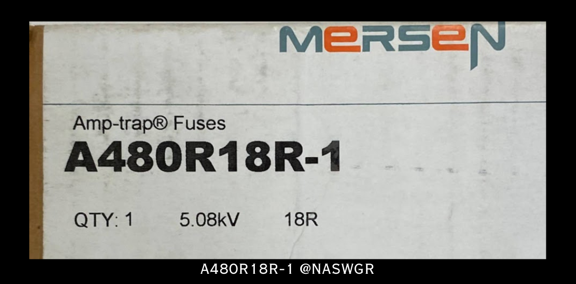 Ferraz Shawmut Amp-Trap A480R18R-1 Current Limiting Fuse - 18R/390 Amp - Unused