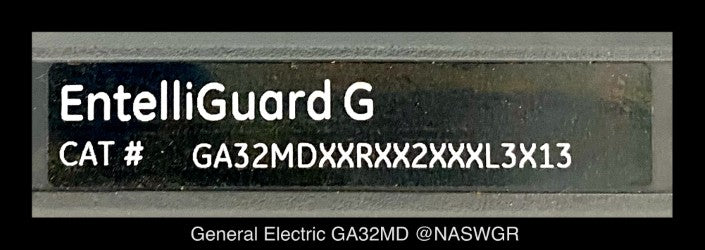 GE EntelliGuard G GA32MD LV Breaker (M/O,D/O) - 3000 Amp - Unused
