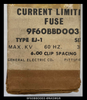 General Electric 9F60BBD003 EJ-1 Fuse - 3E/ 5.5KV - Unused
