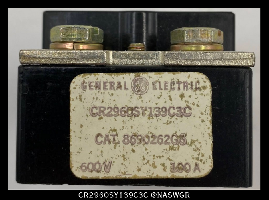 General Electric CR2960SY139C3C Terminal Boards - 100A/600V