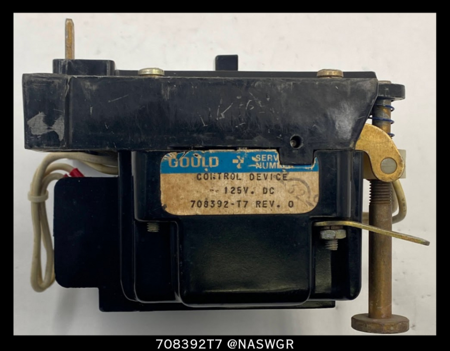 Gould 708392T7 Control Device Relay - 125vDC