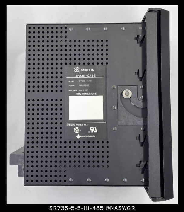 General Electric Multilin SR735 Feeder Protection Relay - SR735-5-5-HI-485