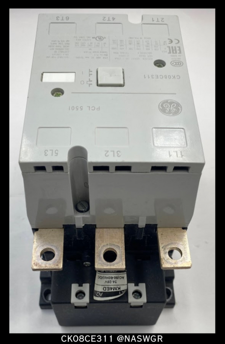 General Electric CK08CE311 Contactor- 175A/600vAC