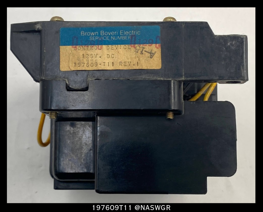 Gould 197609T11 Control Device Relay - 125vDC