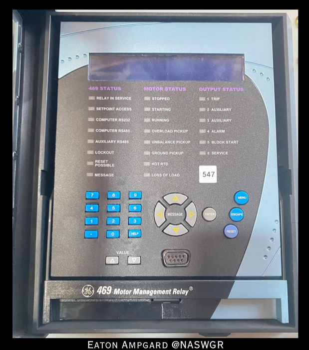 Eaton / Cutler Hammer Ampgard Medium Voltage Control Cell Section- 1750HP/4160V