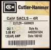 Cutler Hammer 5ACLS-4R Current Limiting High Voltage Fuse - 130(4R) Amp, 5.08kV - Unused