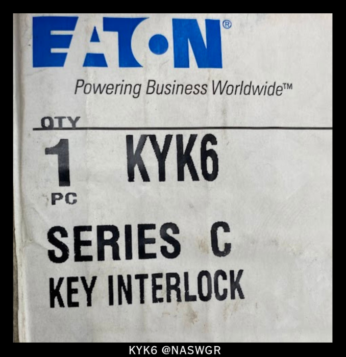 Eaton KYK6 Key Interlock Series C