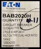 Eaton BAB2020H Molded Case Circuit Breaker ~ 20 Amp - Unused Surplus