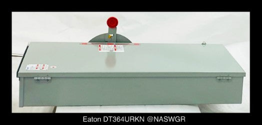 Eaton DT364URKN Heavy Duty Safety Switch - 200A/600V/3P/N3R - Unused