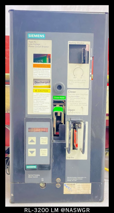 Siemens RL-3200 LM Circuit Breaker (E/O,D/O) - 3200 Amp