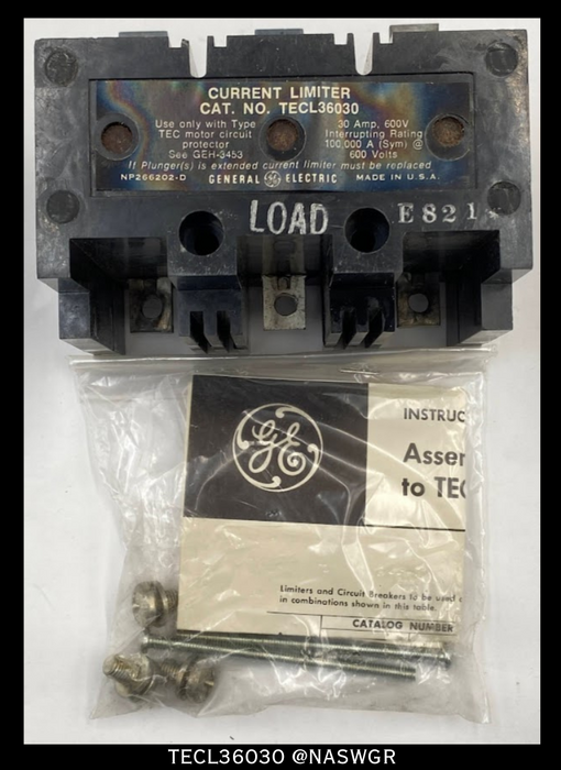 General Electric TECL36030 Current Limiter - 30A/600V