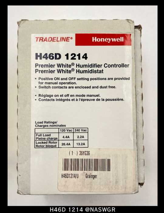 HONEYWELL H46D 1214 HUMIDIFIER CONTROLLER - UNUSED
