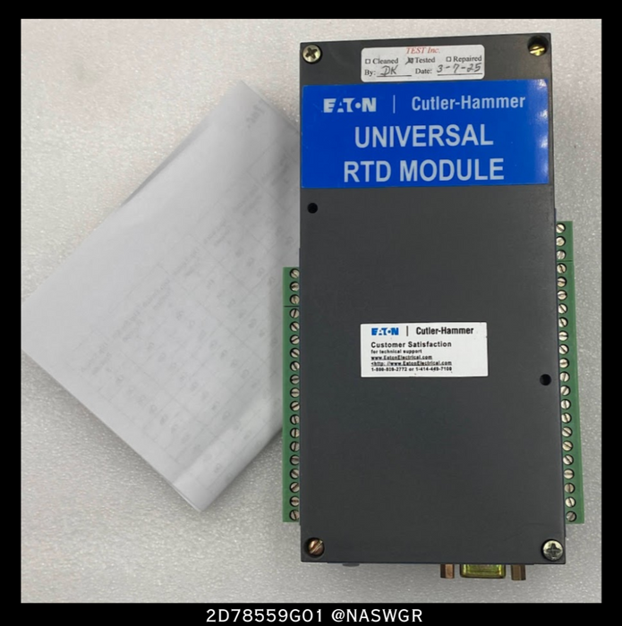 Eaton 2D78559G01 Universal RTD Module