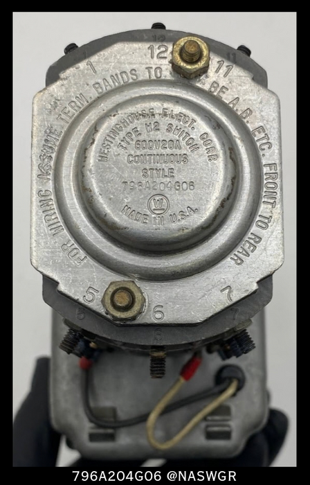 Westinghouse 796A204G06 Type WL-2 Switch