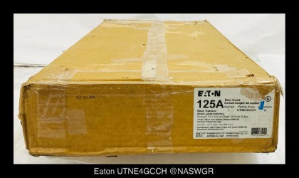 Eaton UTNE4GCCH Meter Socket 125A/600V/1P3W/N3R - Unused